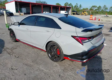 2025 Hyundai Elantra N из США, поврежденный, VIN KMHLW4DK6SU026317